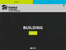 Tablet Screenshot of cvillehabitat.org